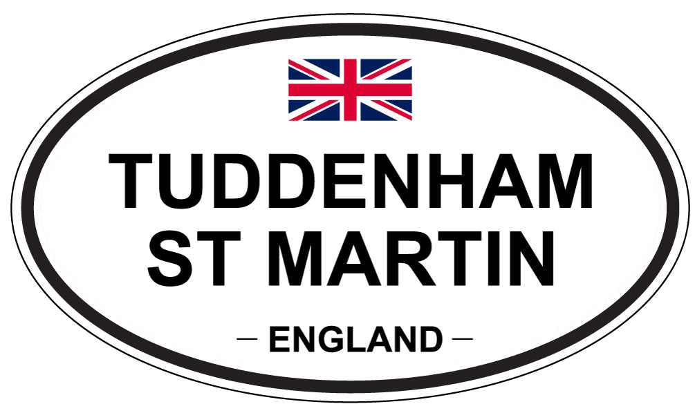 TUDDENHAM ST MARTIN, England - Oval Magnet