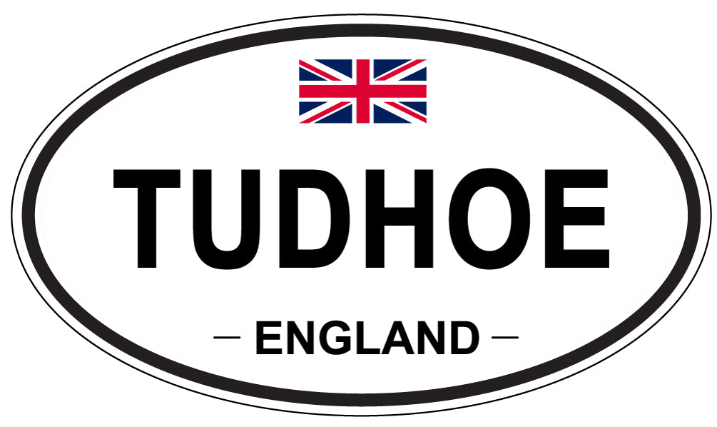 TUDHOE, England - Oval Magnet
