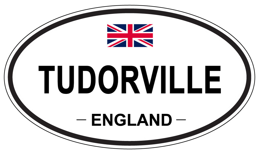 TUDORVILLE, England - Oval Magnet