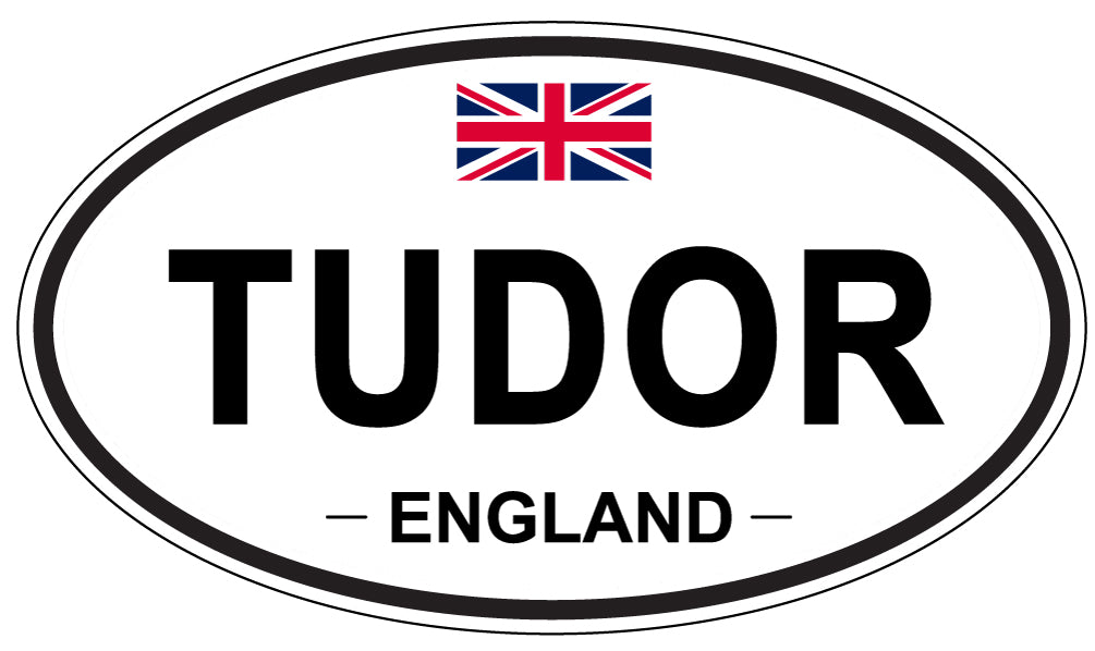 TUDOR, England - Oval Magnet