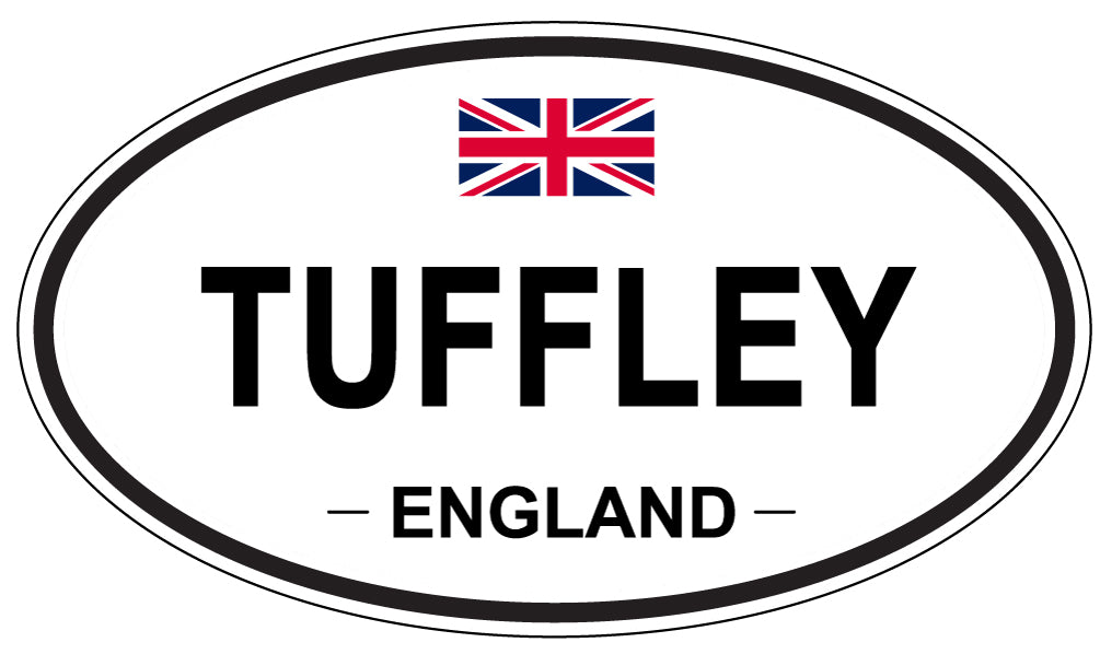 TUFFLEY, England - Oval Magnet