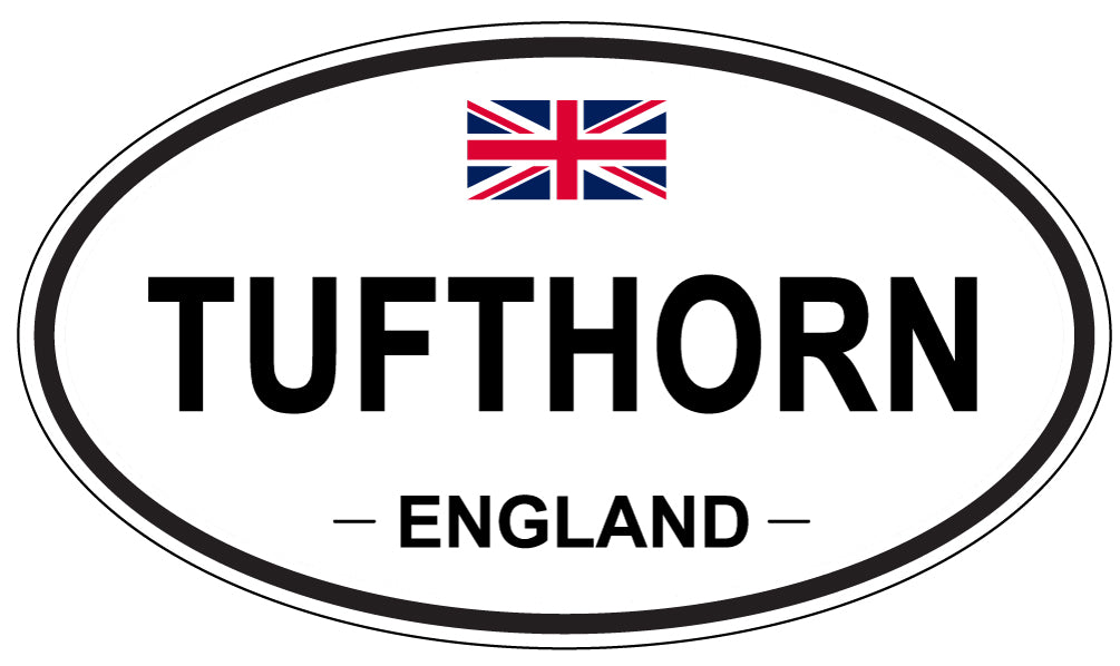 TUFTHORN, England - Oval Magnet