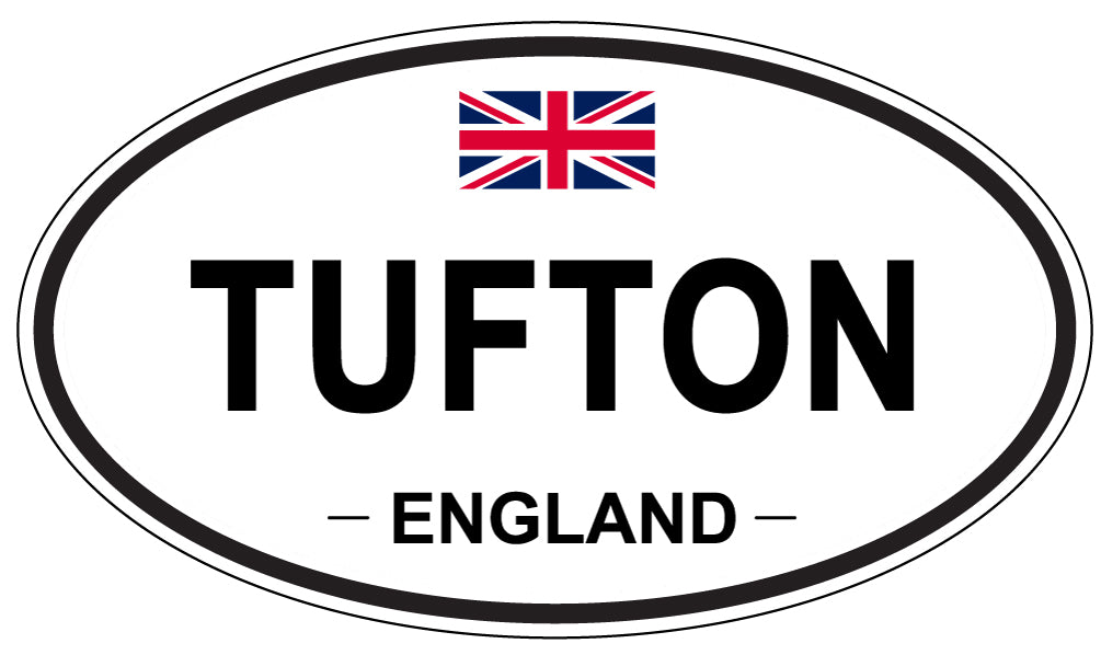 TUFTON, England - Oval Magnet