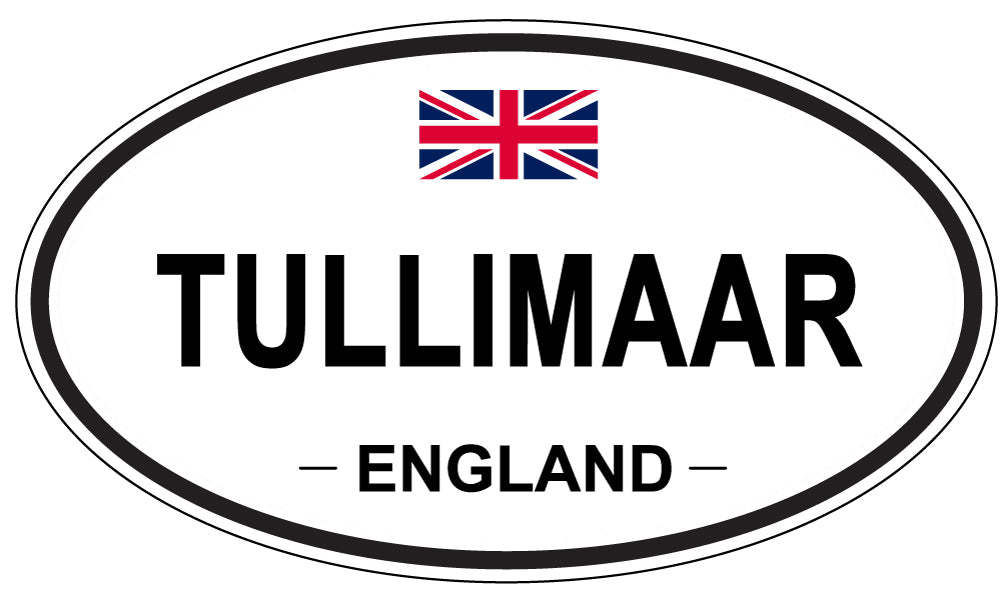 TULLIMAAR, England - Oval Magnet