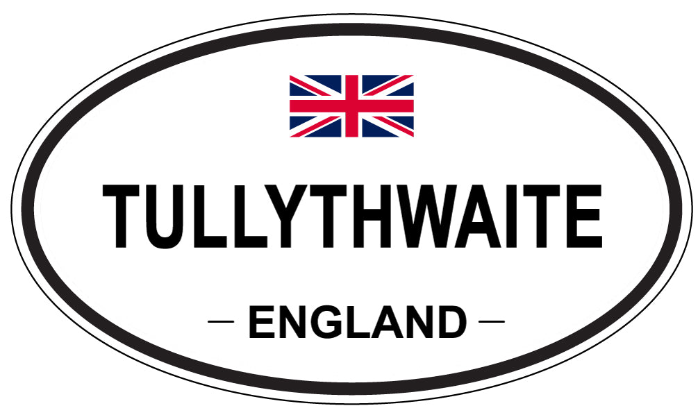 TULLYTHWAITE, England - Oval Magnet