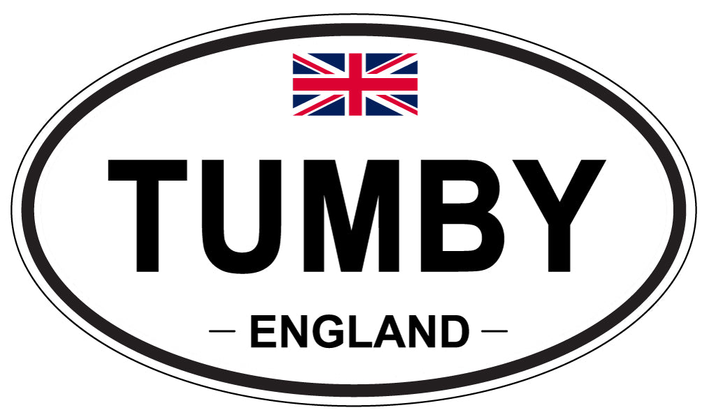 TUMBY, England - Oval Magnet