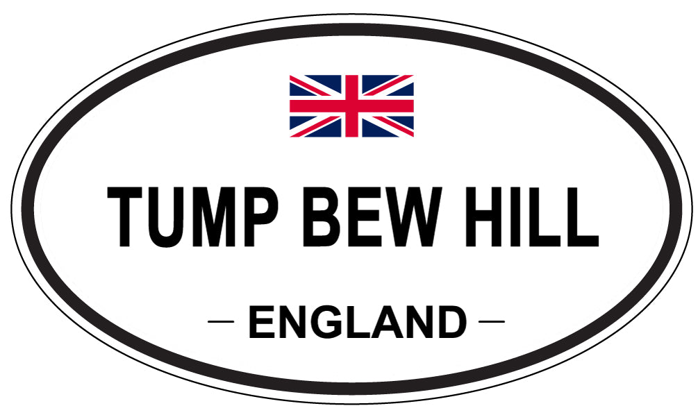 TUMP BEW HILL, England - Oval Magnet