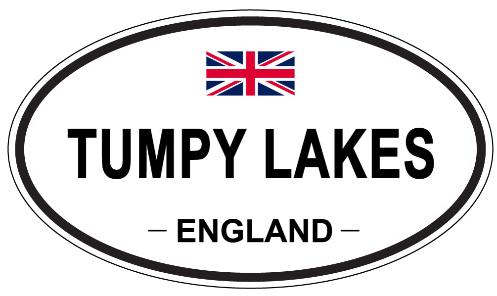 TUMPY LAKES, England - Oval Magnet