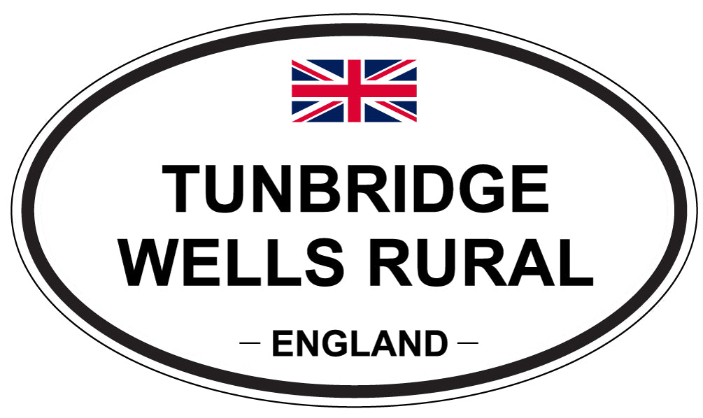 TUNBRIDGE WELLS RURAL, England - Oval Magnet
