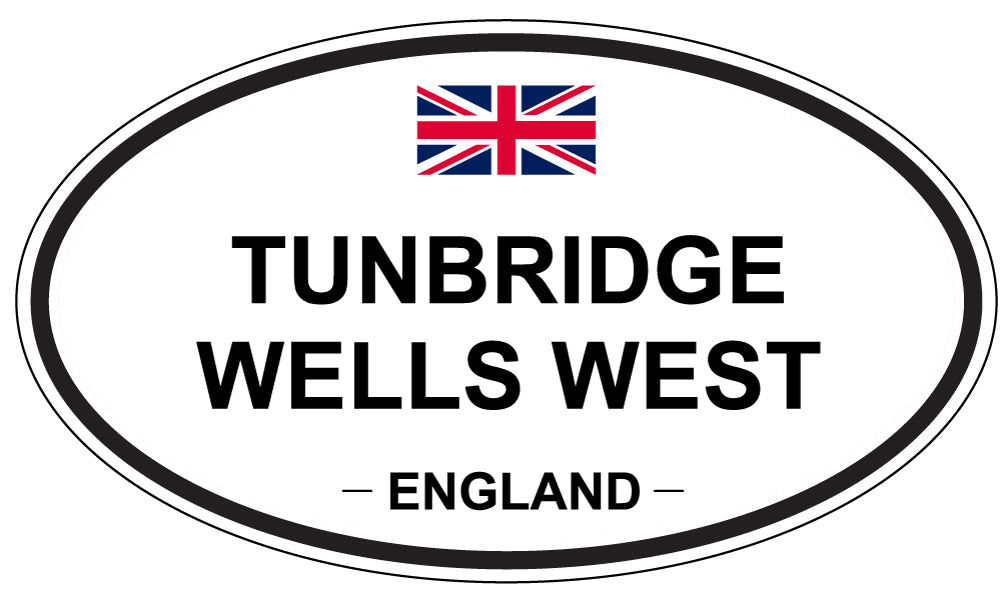 TUNBRIDGE WELLS WEST, England - Oval Magnet
