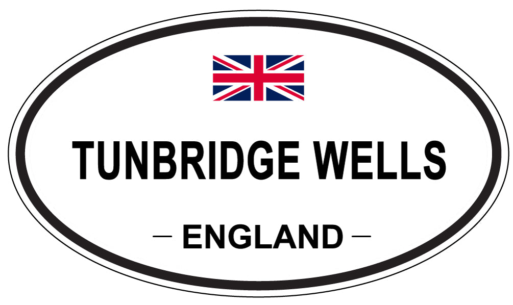 TUNBRIDGE WELLS, England - Oval Magnet