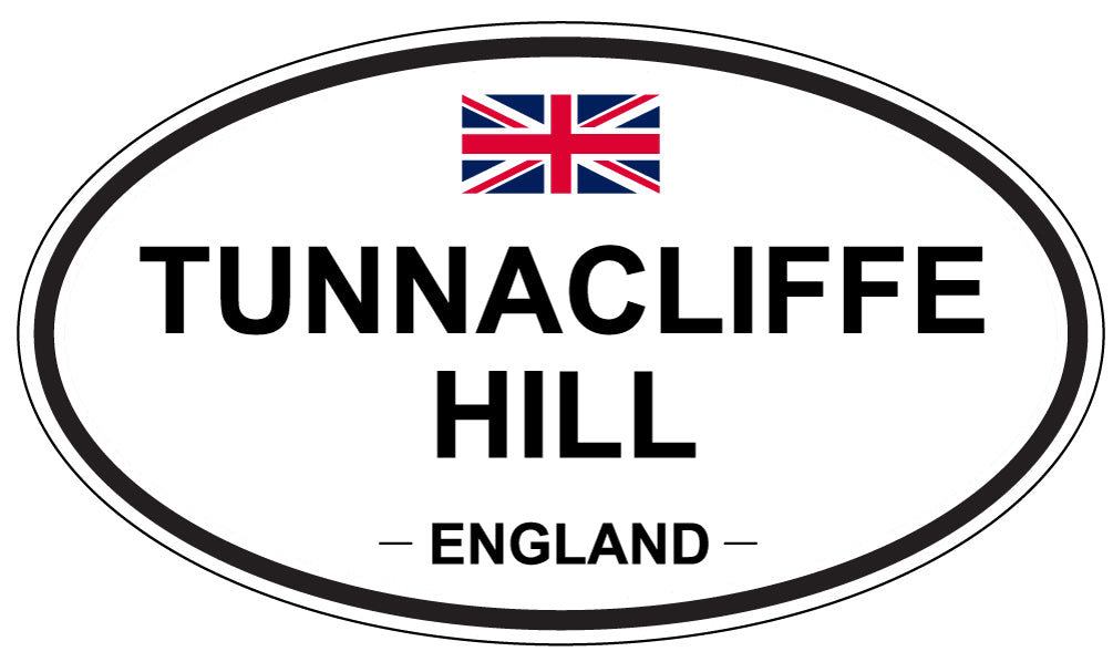 TUNNACLIFFE HILL, England - Oval Magnet