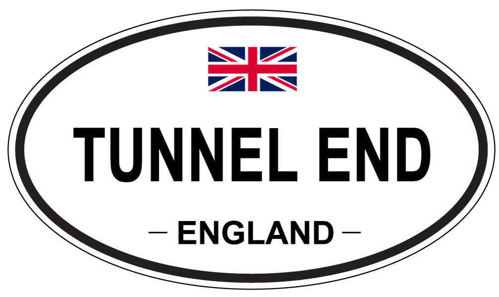 TUNNEL END, England - Oval Magnet
