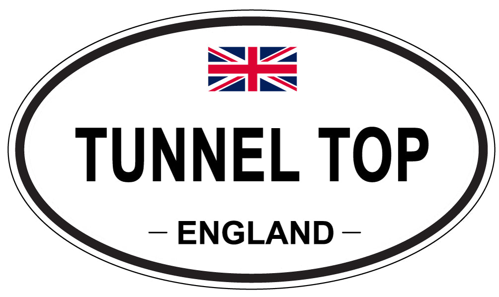 TUNNEL TOP, England - Oval Magnet