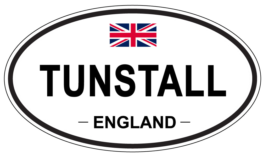 TUNSTALL, England - Oval Magnet