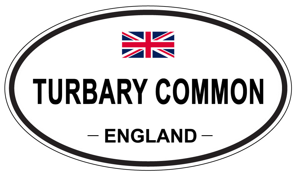 TURBARY COMMON, England - Oval Magnet