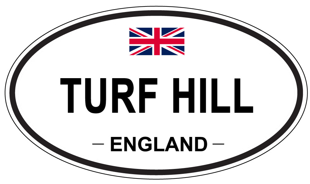 TURF HILL, England - Oval Magnet