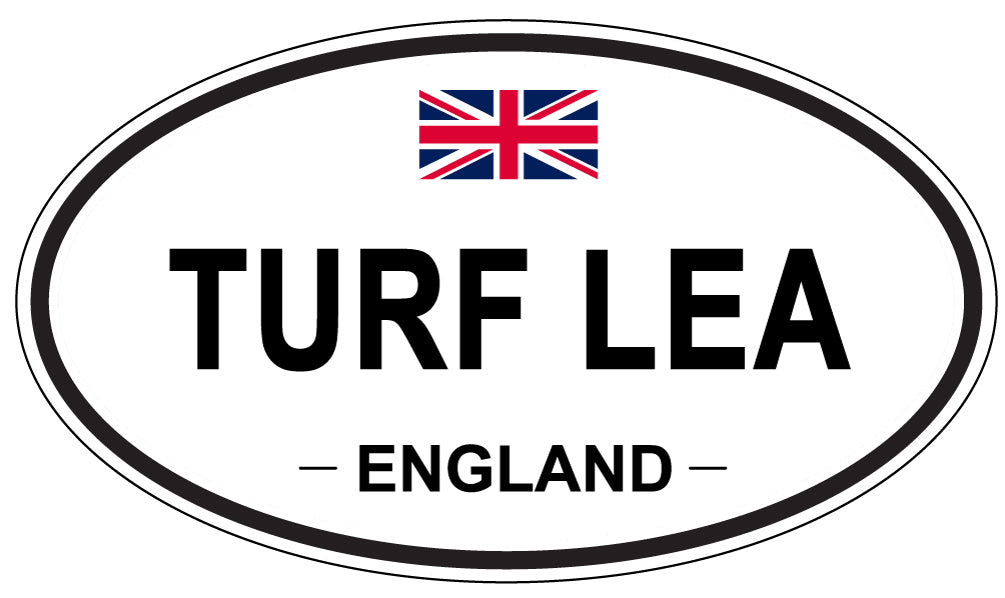 TURF LEA, England - Oval Magnet