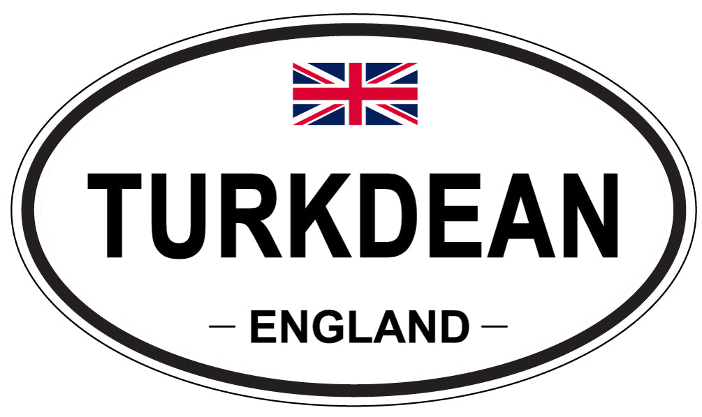TURKDEAN, England - Oval Magnet
