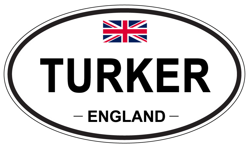 TURKER, England - Oval Magnet