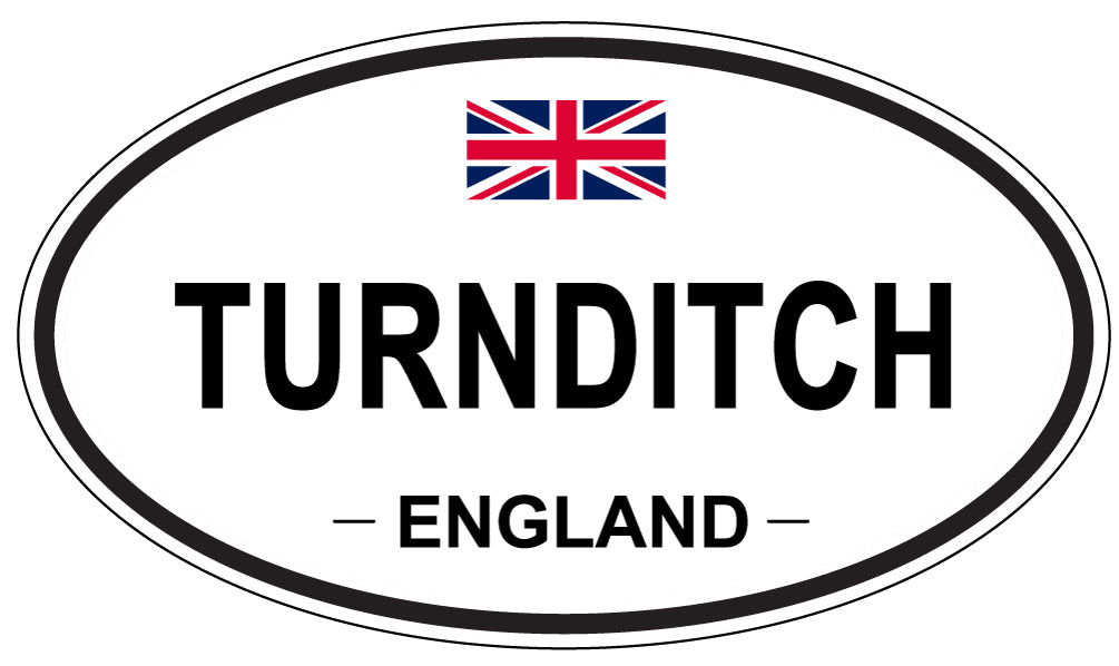 TURNDITCH, England - Oval Magnet