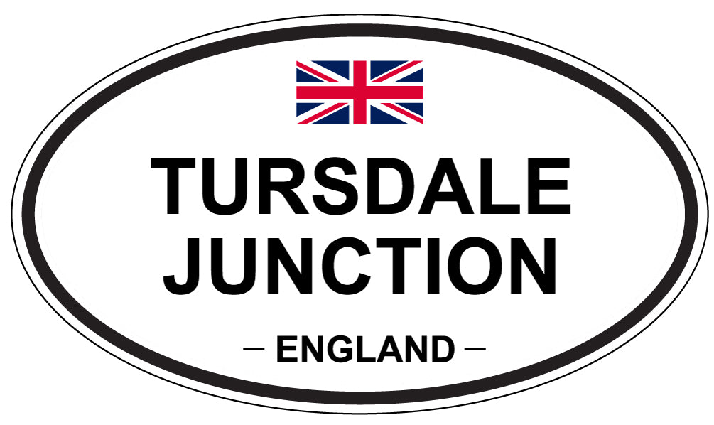 TURSDALE JUNCTION, England - Oval Magnet