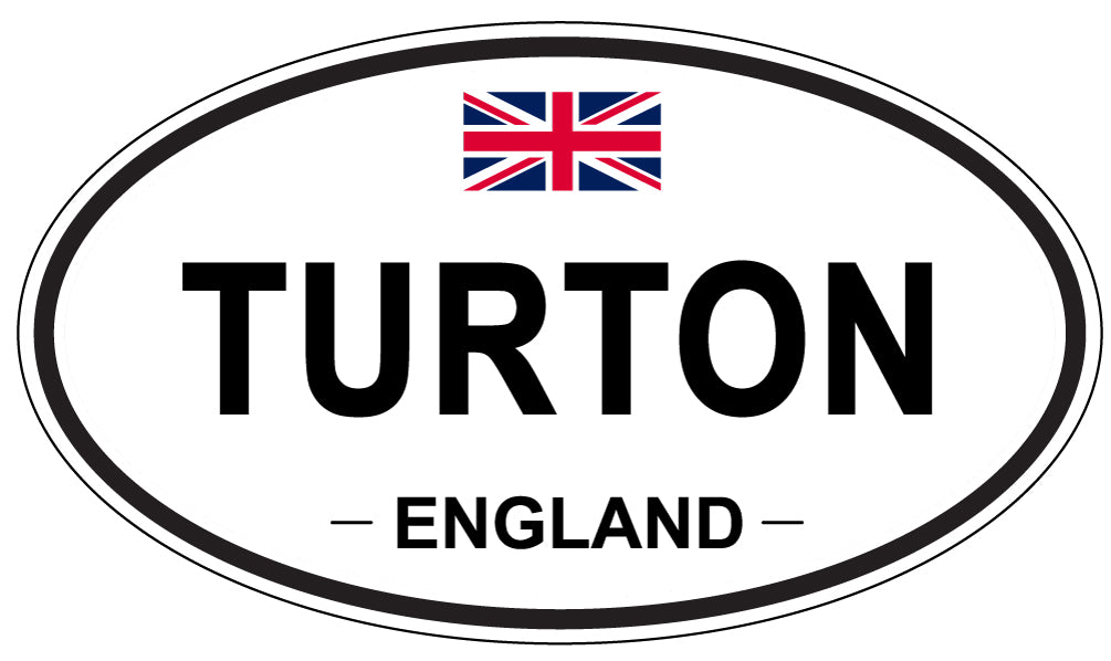 TURTON, England - Oval Magnet