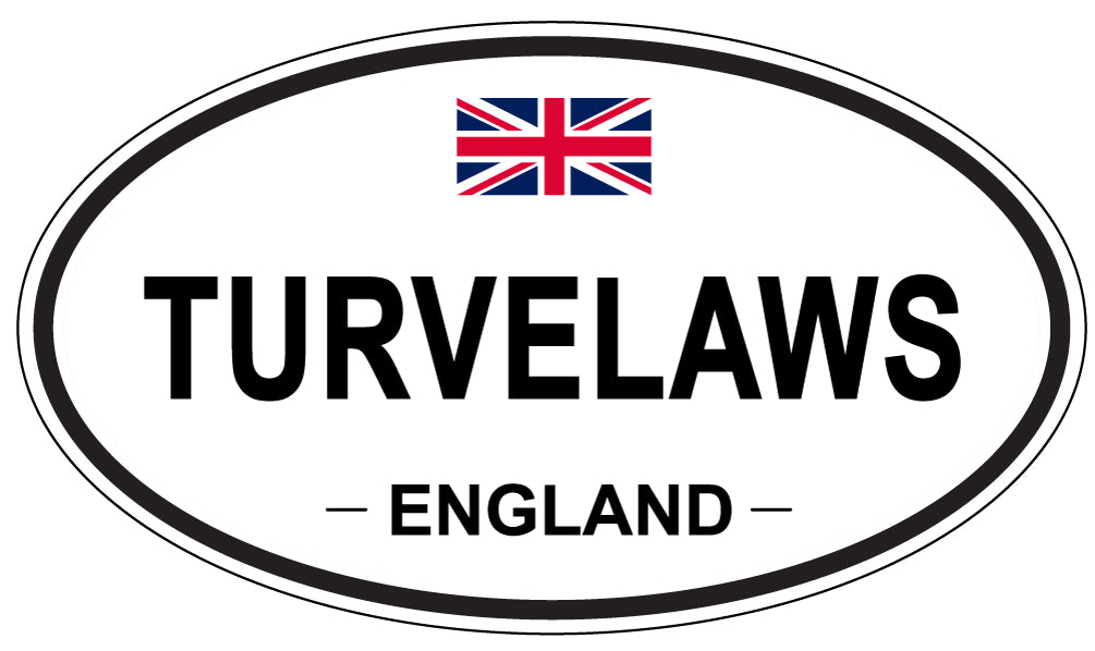 TURVELAWS, England - Oval Magnet