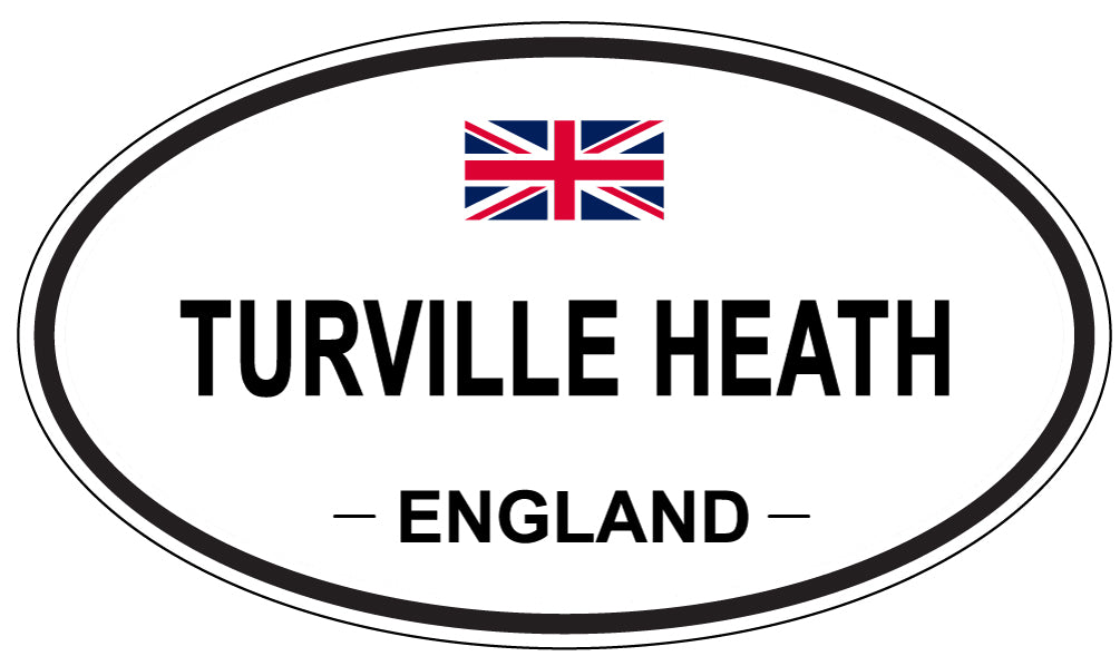 TURVILLE HEATH, England - Oval Magnet