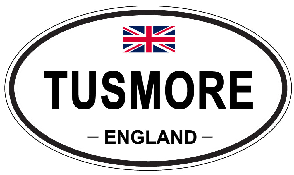 TUSMORE, England - Oval Magnet