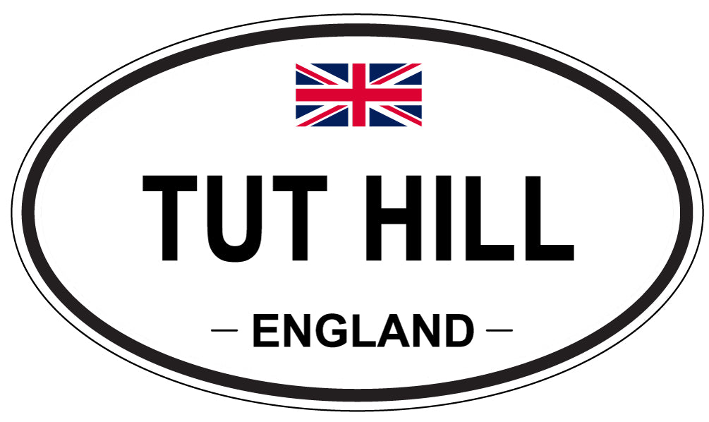 TUT HILL, England - Oval Magnet