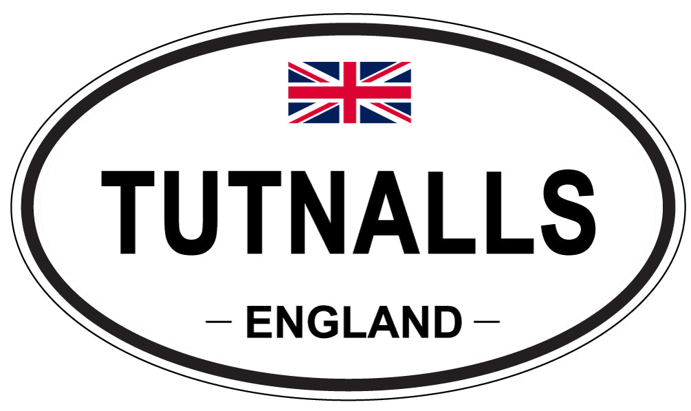 TUTNALLS, England - Oval Magnet