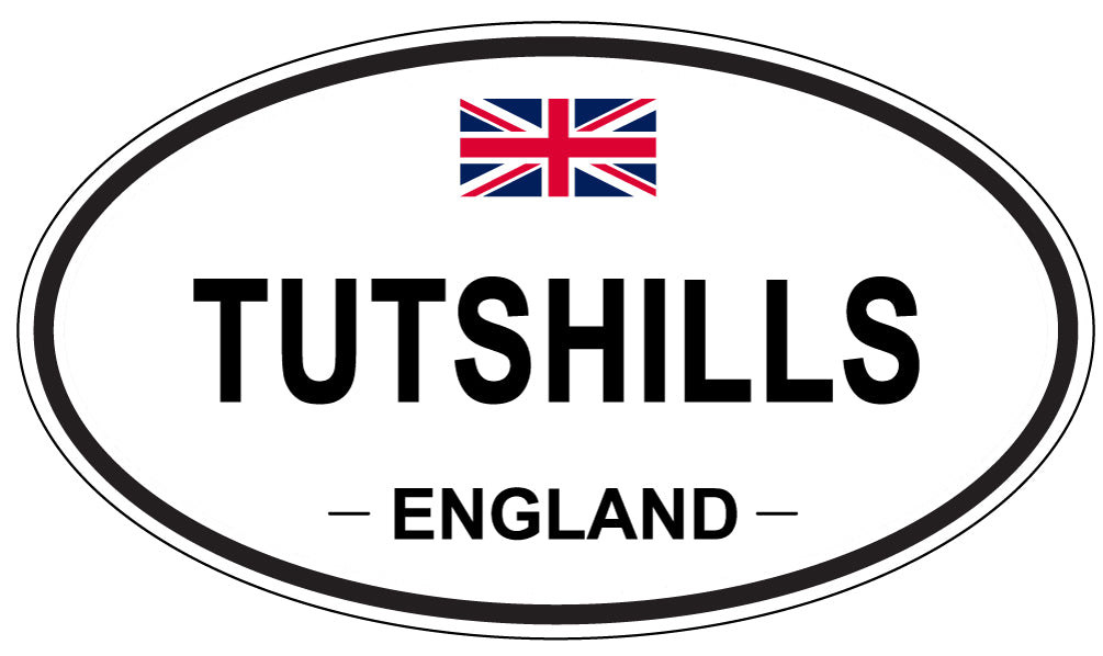 TUTSHILLS, England - Oval Magnet