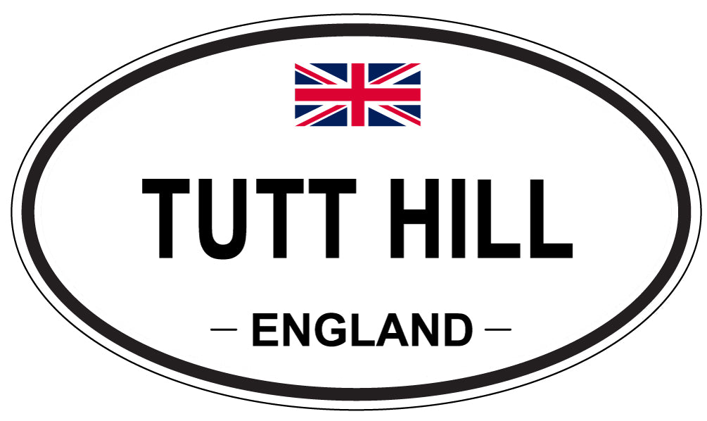 TUTT HILL, England - Oval Magnet