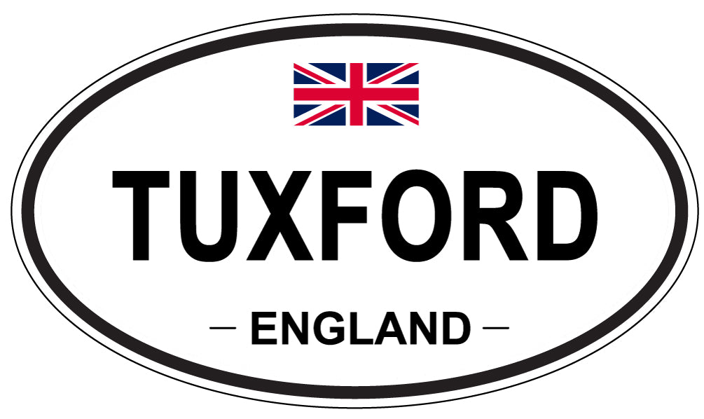 TUXFORD, England - Oval Magnet