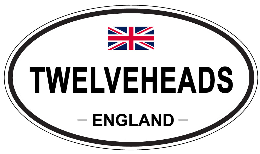 TWELVEHEADS, England - Oval Magnet