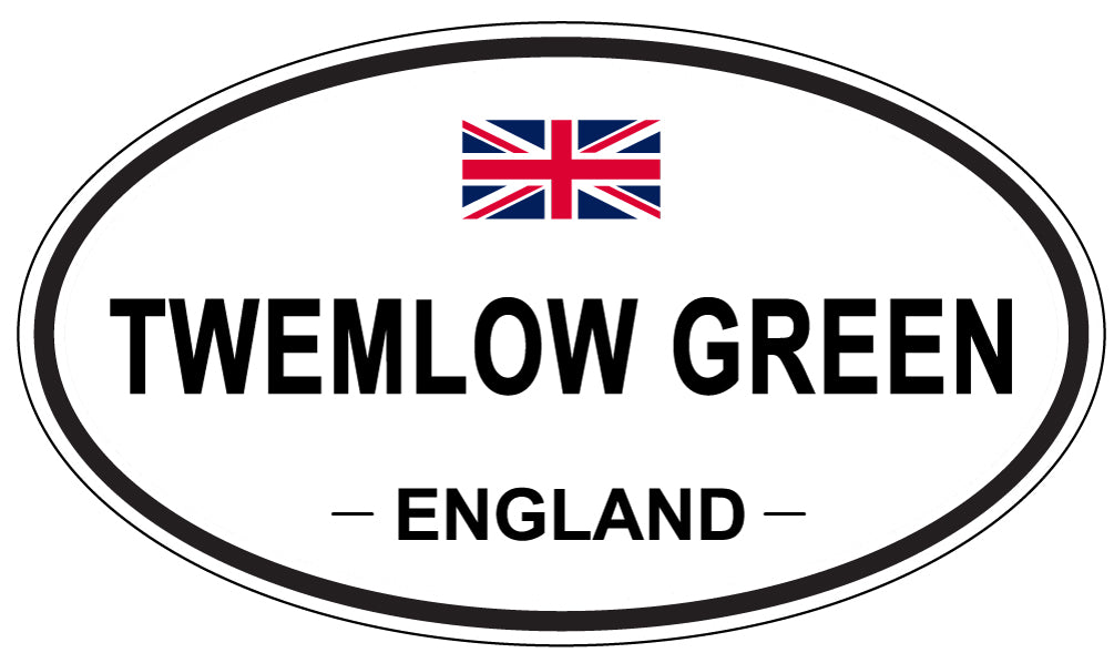 TWEMLOW GREEN, England - Oval Magnet