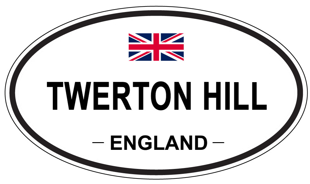 TWERTON HILL, England - Oval Magnet