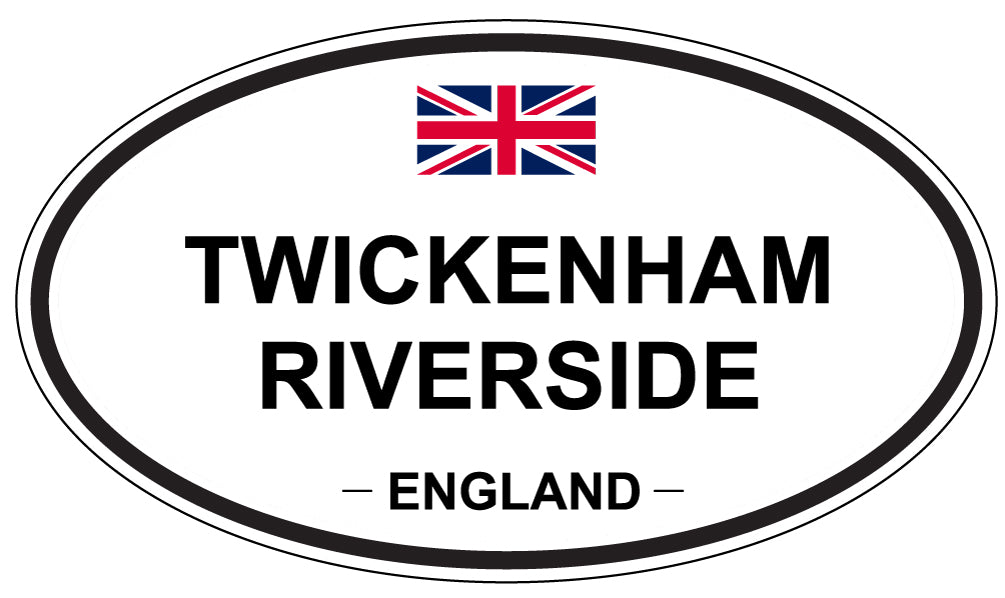 TWICKENHAM RIVERSIDE, England - Oval Magnet