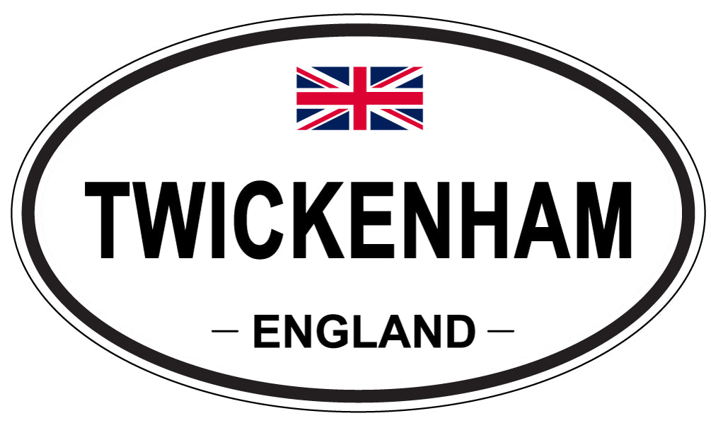 TWICKENHAM, England - Oval Magnet