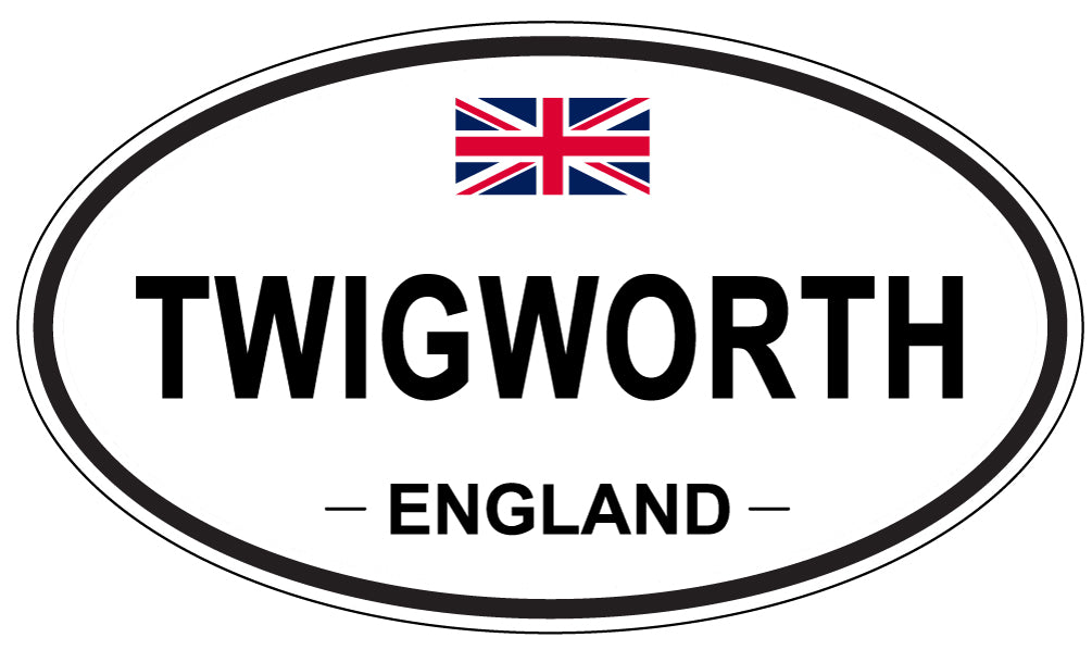 TWIGWORTH, England - Oval Magnet