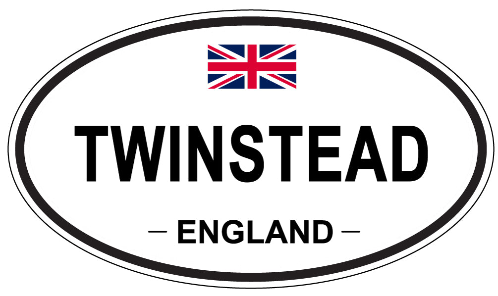 TWINSTEAD, England - Oval Magnet