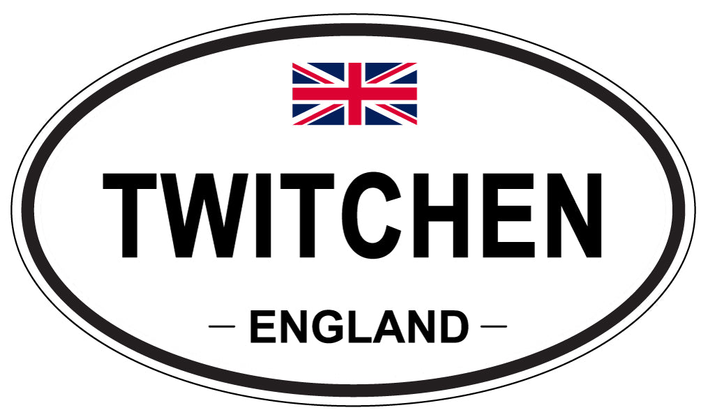TWITCHEN, England - Oval Magnet