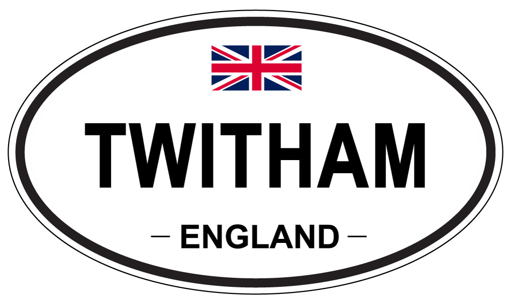 TWITHAM, England - Oval Magnet