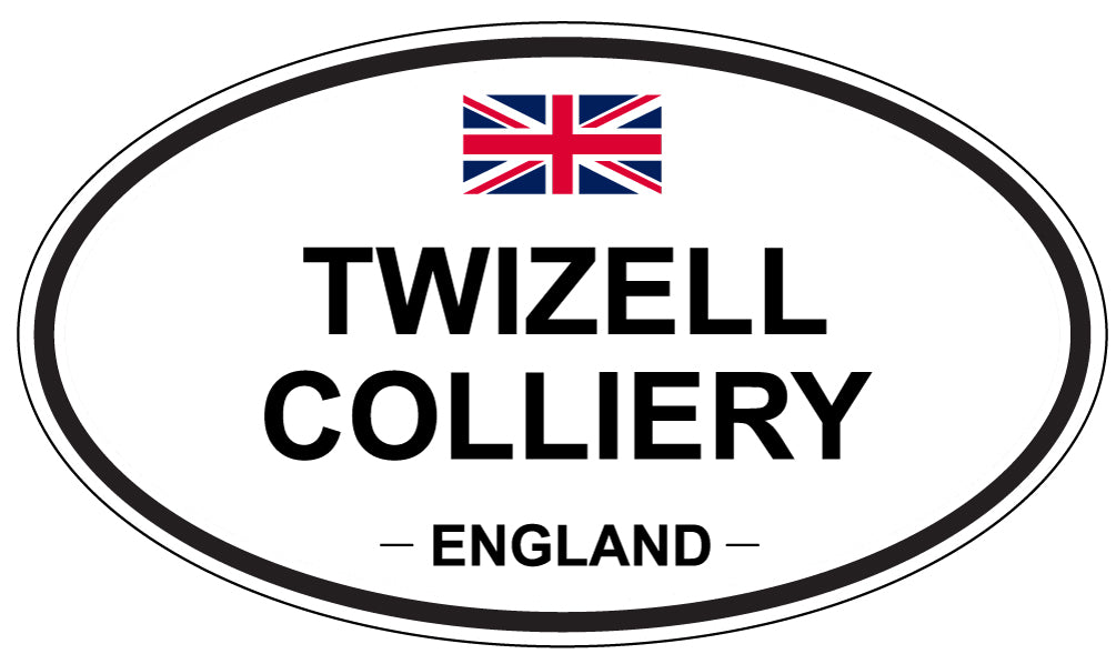 TWIZELL COLLIERY, England - Oval Magnet