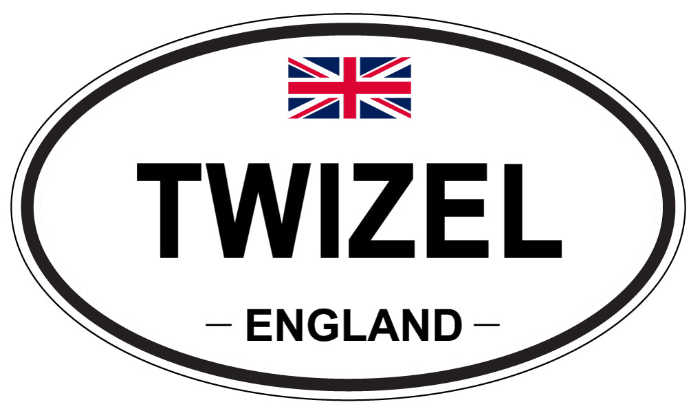 TWIZEL, England - Oval Magnet