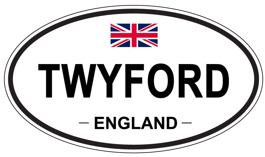 TWYFORD, England - Oval Magnet
