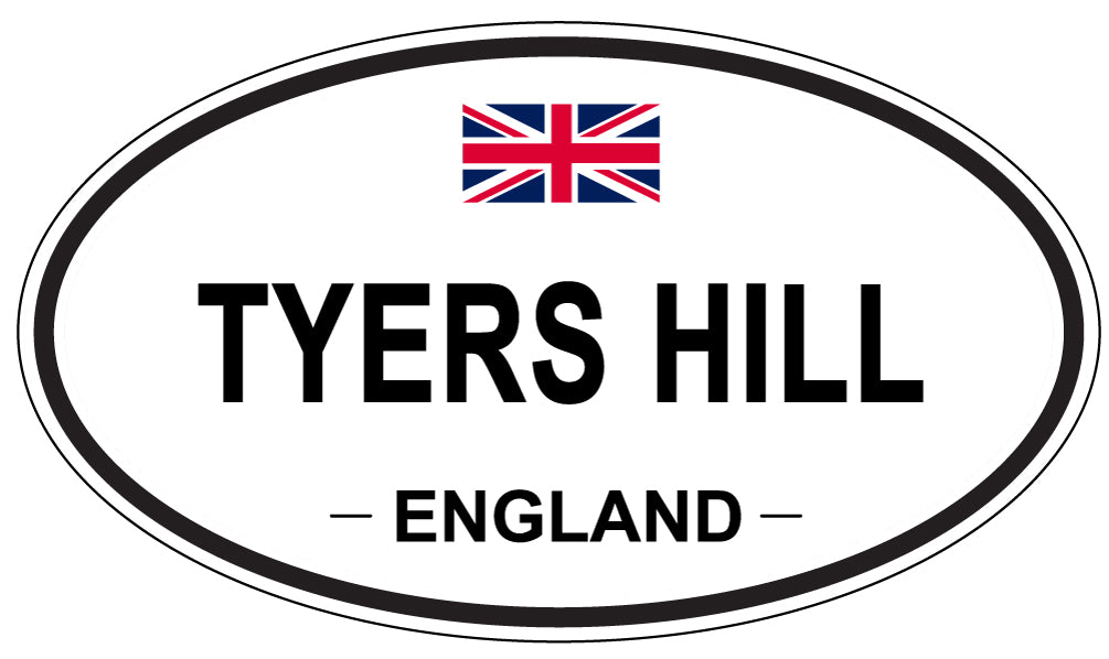 TYERS HILL, England - Oval Magnet