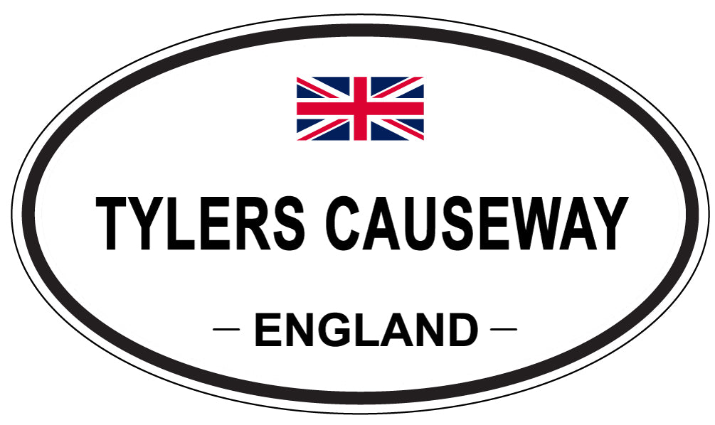 TYLERS CAUSEWAY, England - Oval Magnet