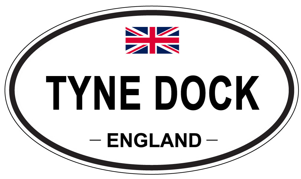 TYNE DOCK, England - Oval Magnet